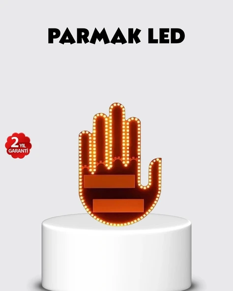 El Hareketiyle Kontrol Edilen 176 LED Amber Güvenlik Lambası ürün görseli 1