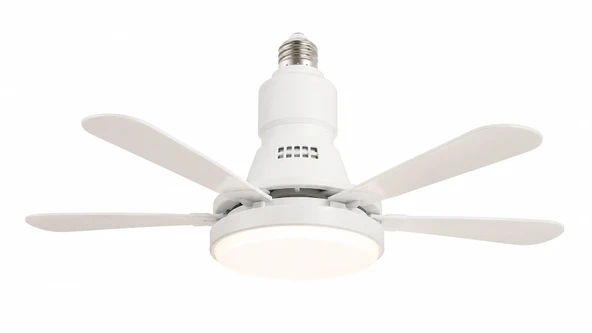 Eco Lounge 1 adet TRION TRN 1300 Nefes 50W Ledli Tavan Vantilatörü Kumandalı 3 Renk E27 Duy ürün görseli 1
