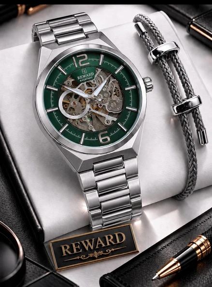 Reward Otomatik Mekanizmalı Premium Erkek Kol Saati 5 ATM Suya Dayanıklı 2 Yıl Garantili Rw.314016.Y ürün görseli 1