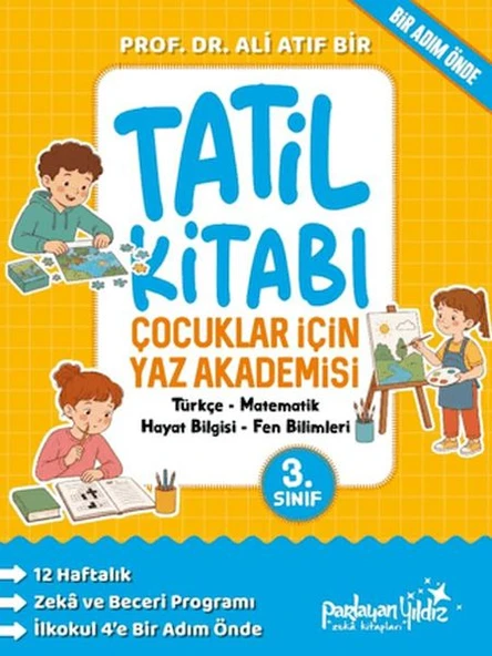Çocuklar İçin Yaz Akademisi 3. Sınıf Tatil Kitabı ürün görseli 1