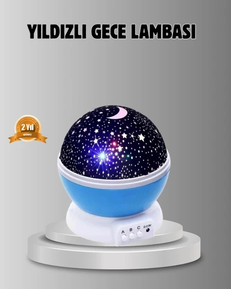 Çocuk Gece Lambası 6 Modlu Renkli LED Enerji Tasarruflu Masal Işığı ürün görseli 1