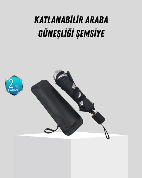 Ön Cam Güneşliği – Kalın Kumaş ve Cam Elyaf İskelet ile Maksimum UV Koruma ürün görseli 1
