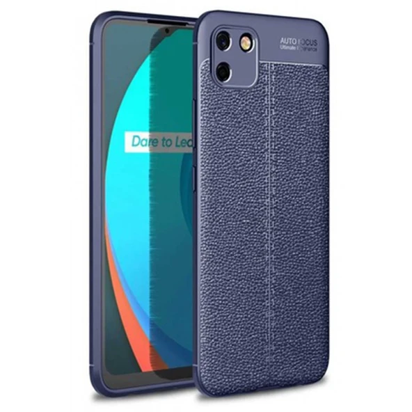 Realme C11 Kılıf Auto Focus Kapak - Lacivert ürün görseli 1