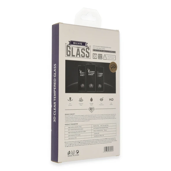 İphone 15 Pro Bilvis 3d Cam Ekran Koruyucu - Resim 2