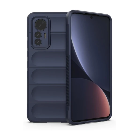 Mi 12 Lite Kılıf Optimum Silikon - Lacivert ürün görseli 1