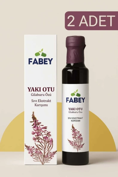 Neşe Natural FABEY Yakı Otu & Gilaburu Özü Sıvı Ekstrakt Karışımı 250ml x 2 Adet ürün görseli 1