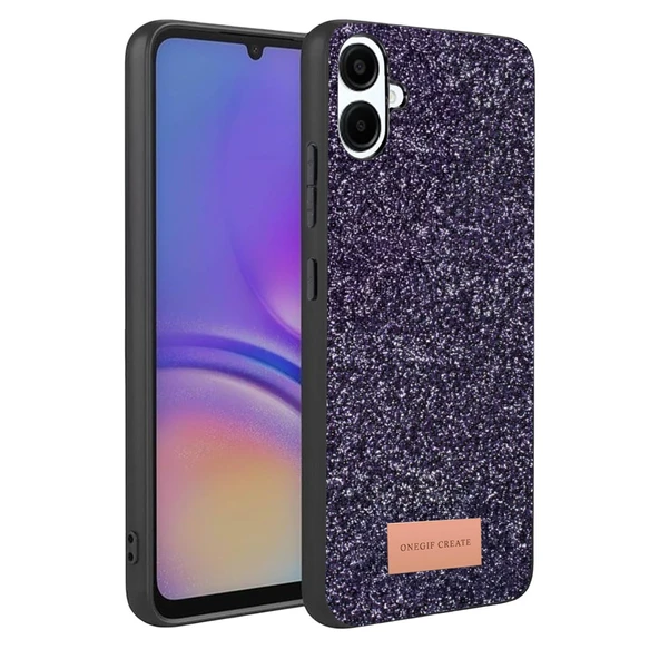 Onegif Samsung Galaxy A07 4g Bright Simli Kapak - Derin Mor ürün görseli 1