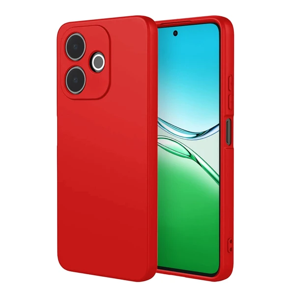 Oppo A5 Pro 4g First Silikon - Kırmızı ürün görseli 1