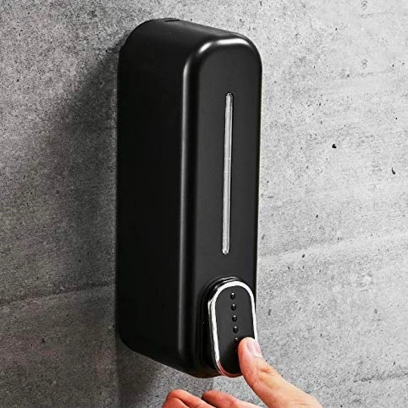 Buffer ® Siyah Duvara Monte Sıvı Sabunluk Dispenser 300 ml ürün görseli 1