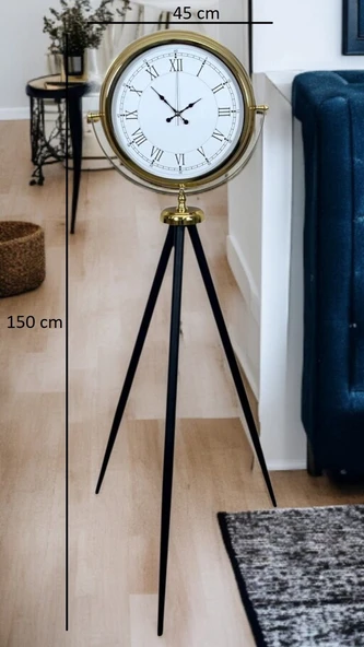 Regal Gold Tripod Ayaklı Saat - Resim 5