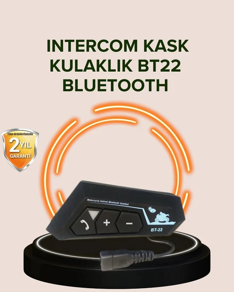 Bluetooth 5.0 Motosiklet Kask Kulaklık Eller Serbest ve Müzik Özellikli ürün görseli 1