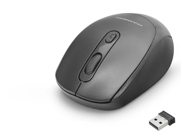 Kablosuz Mouse 2.4 Ghz 1600 Dpi Siyah HDX3406 ürün görseli 1