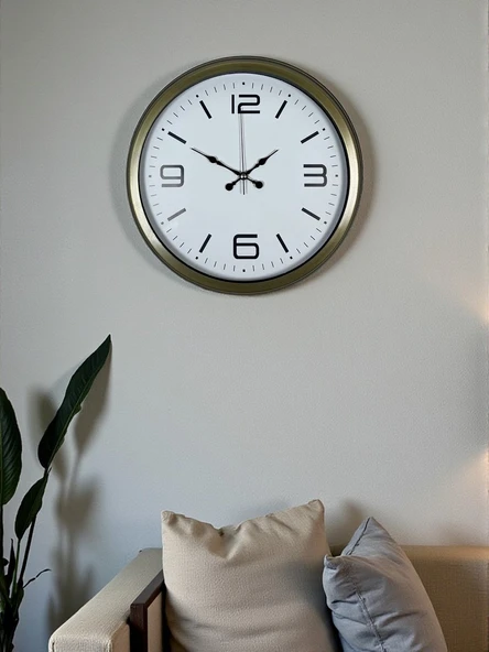 Zentime 40 Cm Eskitme Vintage Duvar Saati ürün görseli 1