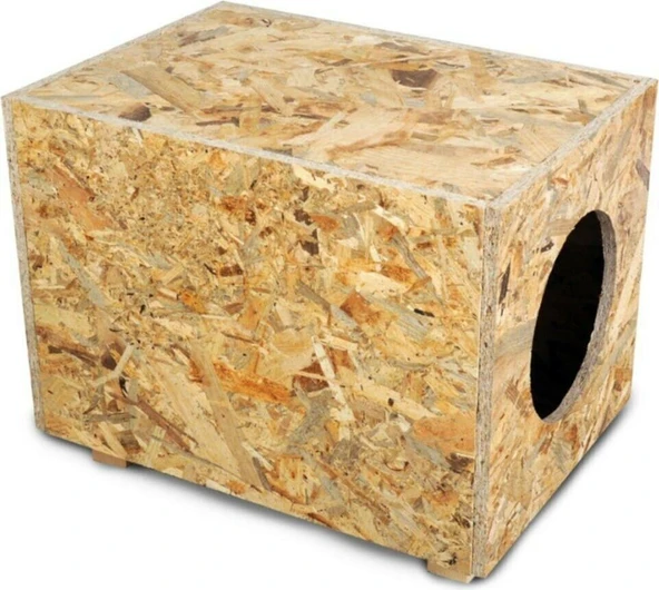 Apak Ahşap Osb Kedi Evi - Resim 2