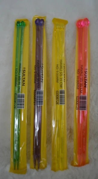 Havalı Şiş 35 cm 7 no 8 no 9 no 10 no ürün görseli 1