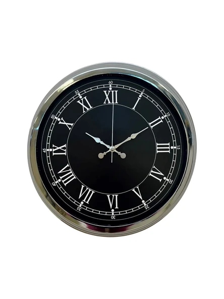 Zentime 40 Cm Krom Şık Duvar Saati - Resim 2