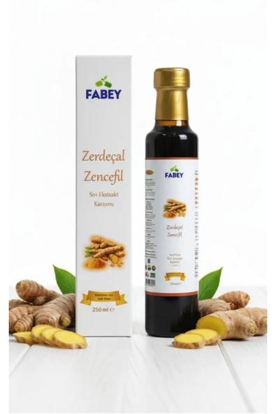 Neşe Natural FABEY Zerdeçal & Zencefil Sıvı Ekstrakt Karışımı 250ml ürün görseli 1