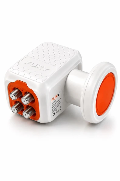 FURY SP-401 Dörtlü Universal LNB Full HD 4K UHD Çanak Anten Uydu Alıcı Başlığı ürün görseli 1
