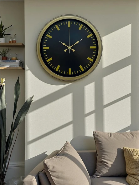 Zentime 40 Cm Eskitme Vintage Duvar Saati ürün görseli 1