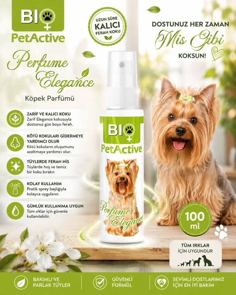 Bio Pet Active Elegance Köpek Parfümü 50 ml - Resim 2