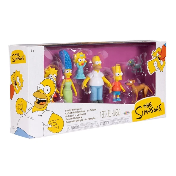 JKSMP17539 The Simpsons Aile 7li Figür Set - Resim 3