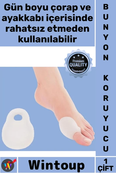 #Bunyon Hallux Valgus Ortopedik Gece Ateli Destekleyici Ayak Baş Parmak Silikon Bunyon Koruyucu ürün görseli 1