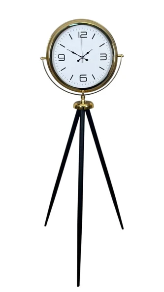 Zentime Elegance Gold Tripod Ayaklı Saat - Resim 2