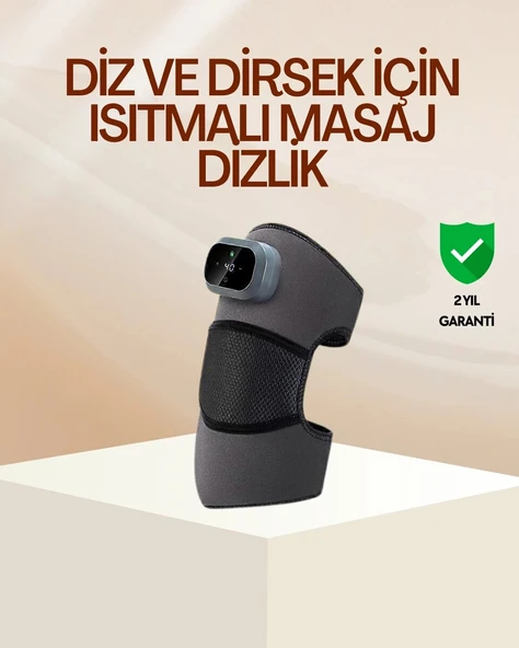Diz ve Dirsek İçin Isıtmalı Masaj Dizlik Aparatı ürün görseli 1