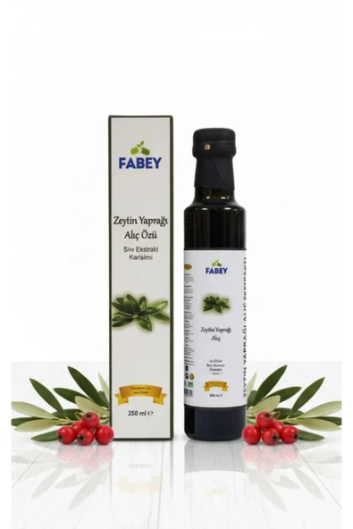 Neşe Natural FABEY Zeytin Yaprağı  Alıç Özü Sıvı Ekstrakt Karışımı 250m ürün görseli 1
