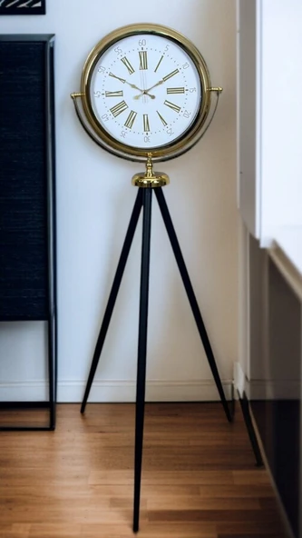 Pure Gold Tripod Ayaklı Saat - Resim 3