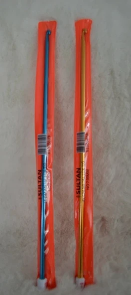 Metal Lüx Tığ 35cm 6 no ve 7 no 1’er adet ürün görseli 1
