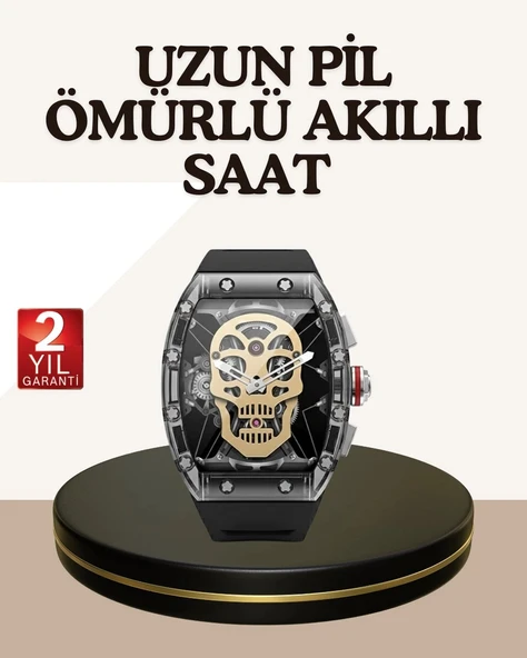 Dokunmatik Akıllı Saat Sesli Asistanlı Geniş Özellikli ürün görseli 1
