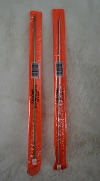 Metal Lüx Tığ 35cm 2,5 no ve 3 no 1’er adet ürün görseli 1
