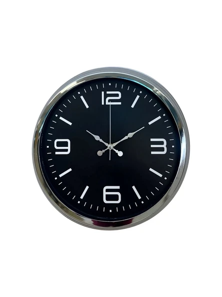 Zentime 40 Cm Krom Şık Duvar Saati - Resim 2
