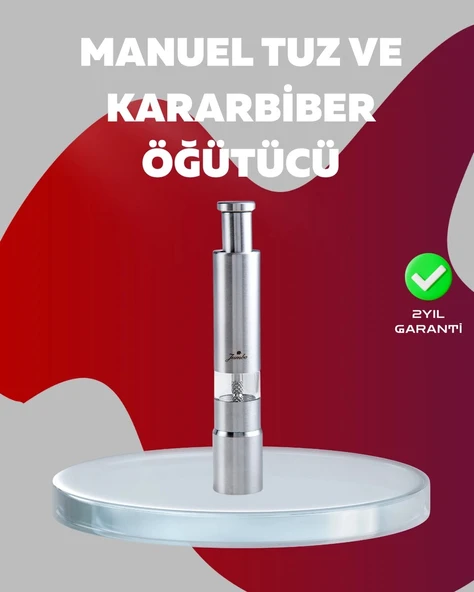 Ergonomik Tasarımlı, Nem Geçirmez Kapaklı Baharat Öğütücü ürün görseli 1
