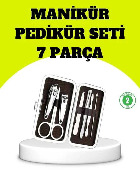 Paslanmaz Çelik Kişisel Bakım Seti – 7 Parça ürün görseli 1