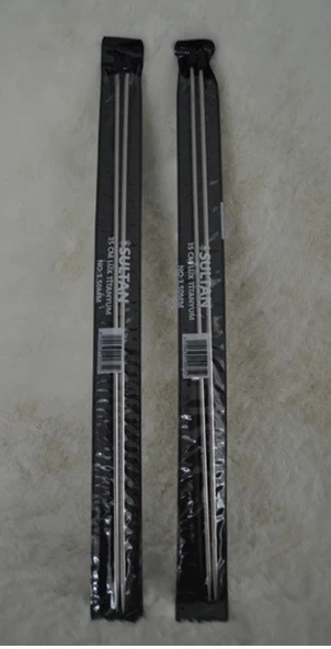 Lüx Titanyum Şiş 35 cm 3,5 no 2 adet ürün görseli 1