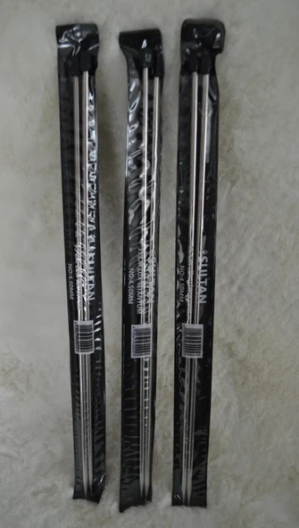 Lüx Titanyum Şiş 35 cm 4,5 no 3 adet ürün görseli 1