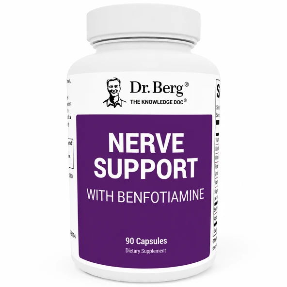 Dr.Berg Nerve Support Benfotiamine 90 Capsules ürün görseli 1