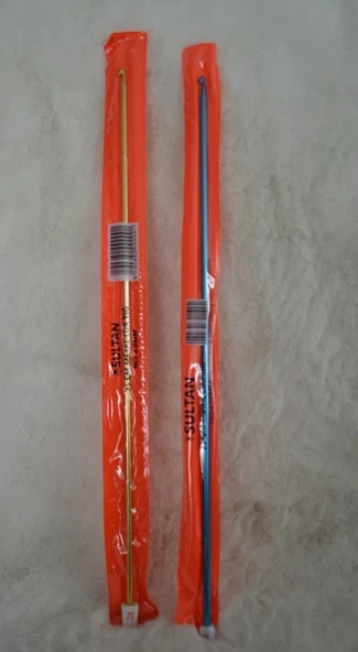 Metal Lüx Tığ 35cm 4 no ve 4,5 no 1’er adet ürün görseli 1