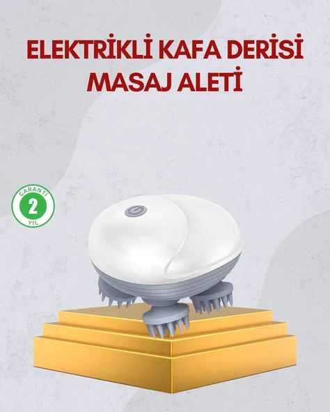Kablosuz Kafa ve Vücut Masaj Aleti Taşınabilir Tasarım ürün görseli 1
