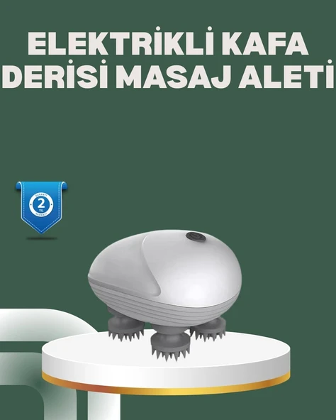 Derin Masaj Sağlayan Elektrikli Kafa Masaj Aleti ürün görseli 1