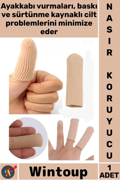 #NasırKoruyucu Ortopedik Kesilebilir Konfor El Ayak Parmak Silikon Kumaş Kaplı Nasır Koruyucu Hortum ürün görseli 1