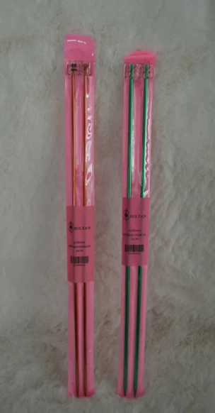 Metal Kazak Şiş 35cm  3,5 no ve 4 no 1’er çift ürün görseli 1