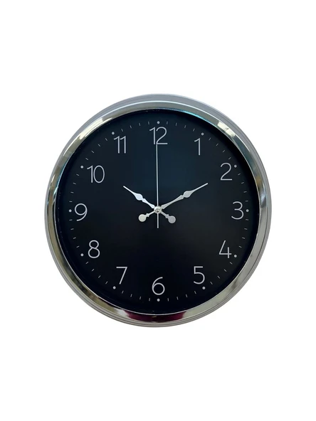 Zentime 40 Cm Krom Şık Duvar Saati - Resim 2