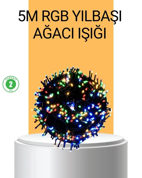 Dekoratif LED Çelenk Işık 8 Farklı Aydınlatma Modu ürün görseli 1