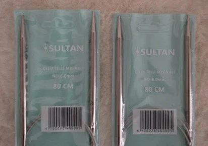 Çelik Telli Misinalı Şiş 80 cm 6 no 2 adet ürün görseli 1