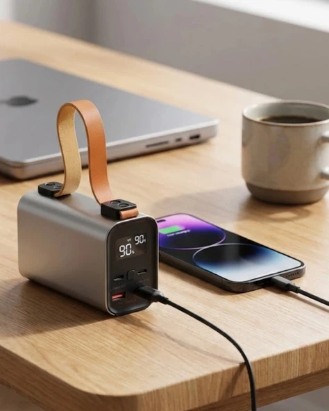 50000mAh Yüksek Kapasiteli Power Bank Çoklu Çıkışlı Fast Charge ürün görseli 1