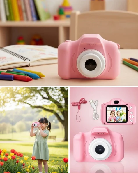 HD Taşınabilir Mini Kamera Video Fotoğraf Çekim Özellikli Şarj Edilebilir Kayıt Cihazı ürün görseli 1