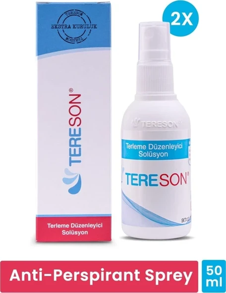 Tereson El Ayak ve Koltuk Altı Terleme Önleyici 2 Adet 50 ml Deodorant ürün görseli 1